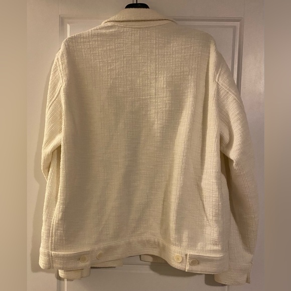 Zara cream medium textured jacket - Picture 2 of 8